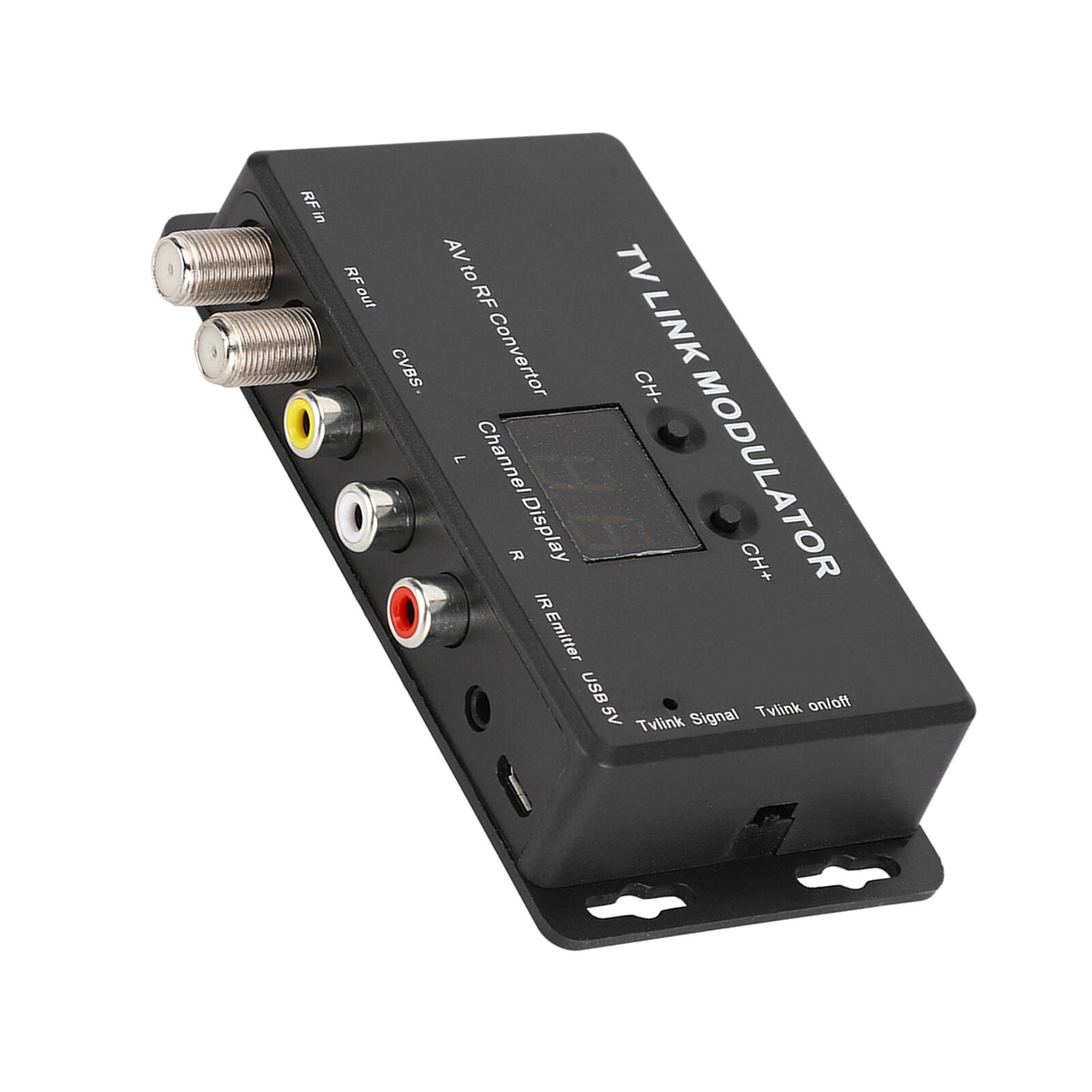 new TV Link Modulator UHF Modulator AV To RF Converter With Channel Display USB koeek - KOEEK