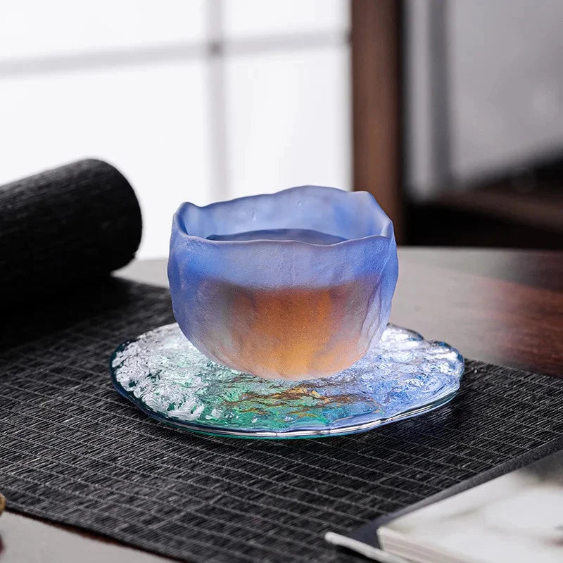 60ml Exquisitely Glacier Teacup Sake Cup Glazed Cup Tea-tasting Cup Teaware 07FC0E-D4 - KOEEK