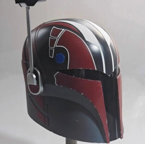 Star Wars The Mandalorian Sabine Wren Cosplay Helmet Mask 1:1 FRP Wearable Armor 07FC0E-D4 - KOEEK
