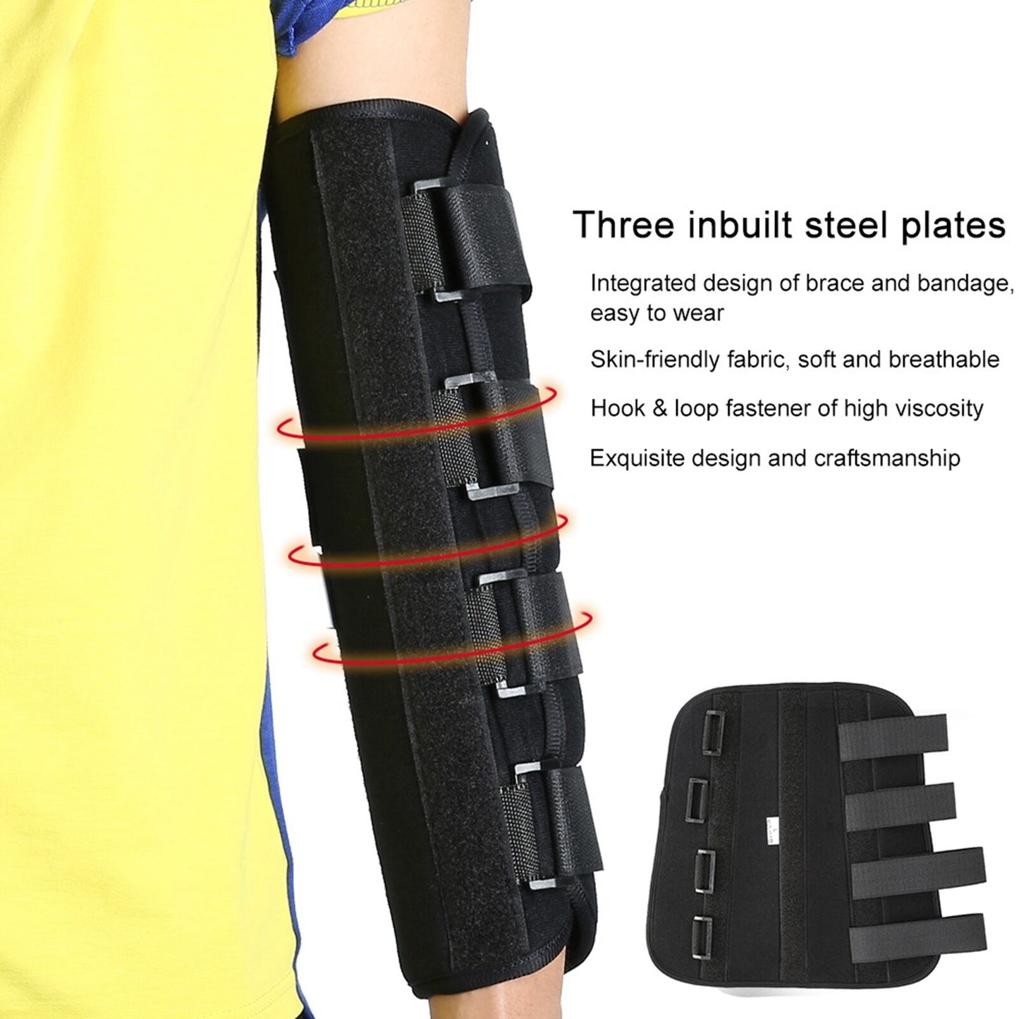 new Elbow Splint Brace Immobilizer Stabilizer Support Cubital Tunnel Syndrome ABE koeek - KOEEK