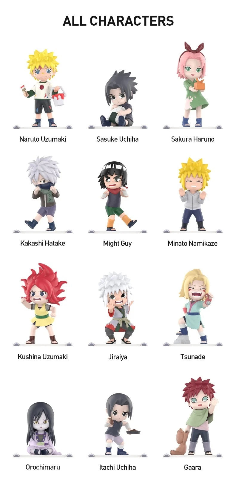 POP MART Naruto Shippuden Childhood Series Confirm Figure Sealed Bag in Open Box 07FC0E-D4 - KOEEK