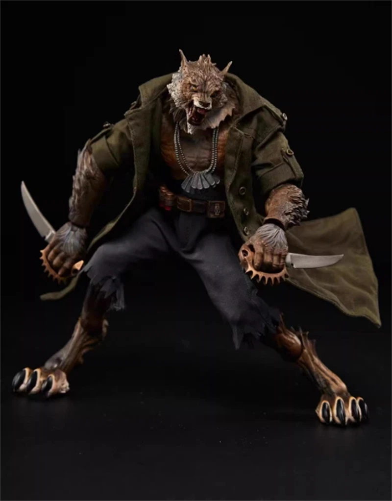 1/12 Custom Wired Army Green Trench Coat+Pants For Maestro Union Werewolf Figure 07FC0E-D4 - KOEEK