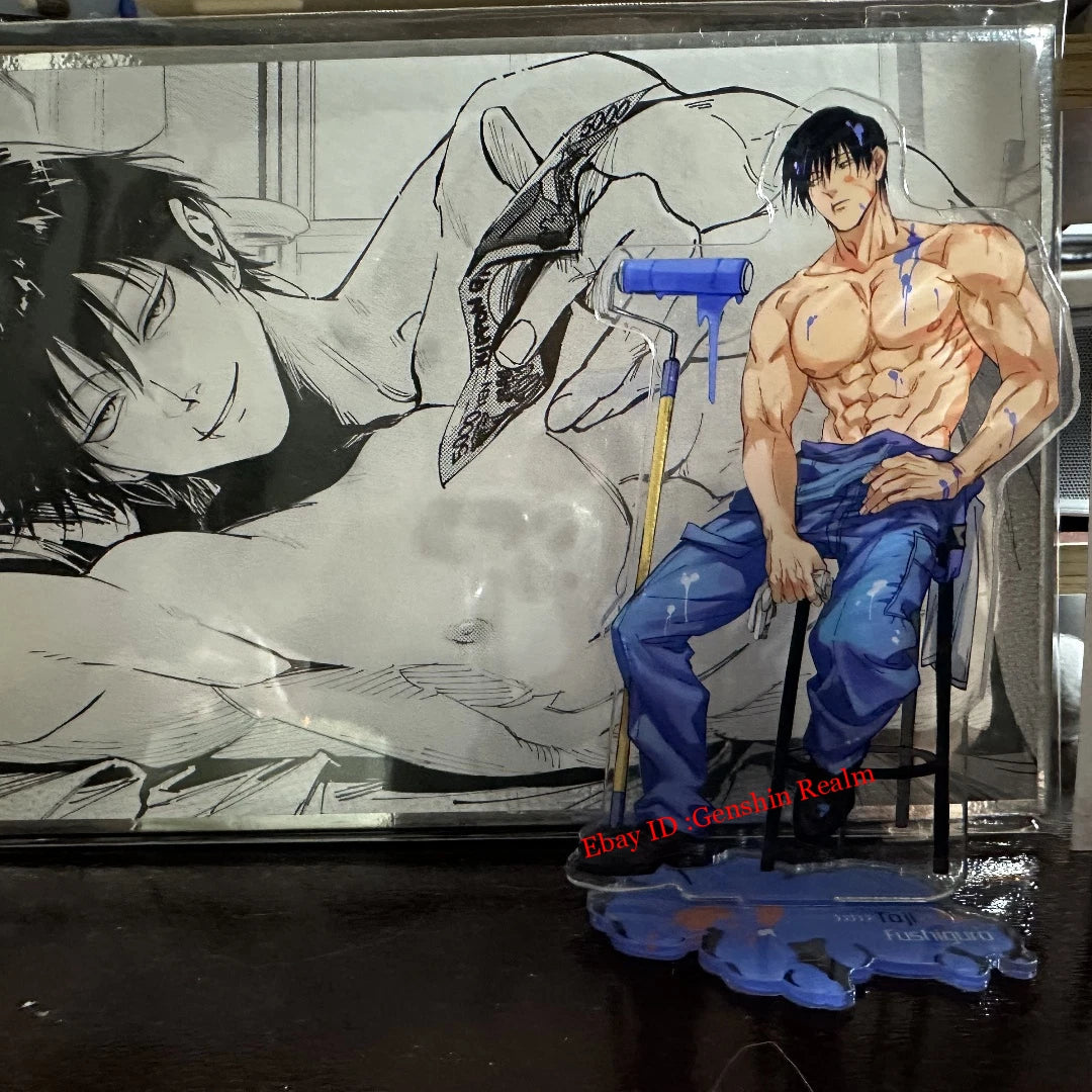Anime Jujutsu Kaisen Fushiguro Toji Acrylic Desktop Stand Decor Collection 12cm 07FC0E-D4 - KOEEK