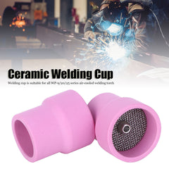 new 2Pcs Industrial Ceramic Welding Cup For WP‑9/20/25 Series ‑Cooled Torch 12 koeek - KOEEK