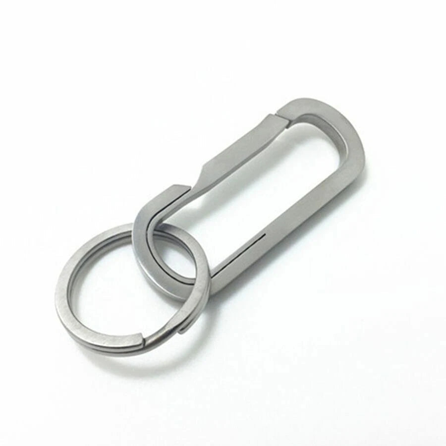 Titanium Alloy Multi EDC Keychain Carabiner Key Chain Backpack Hanging Buckle 07FC0E-D4 - KOEEK
