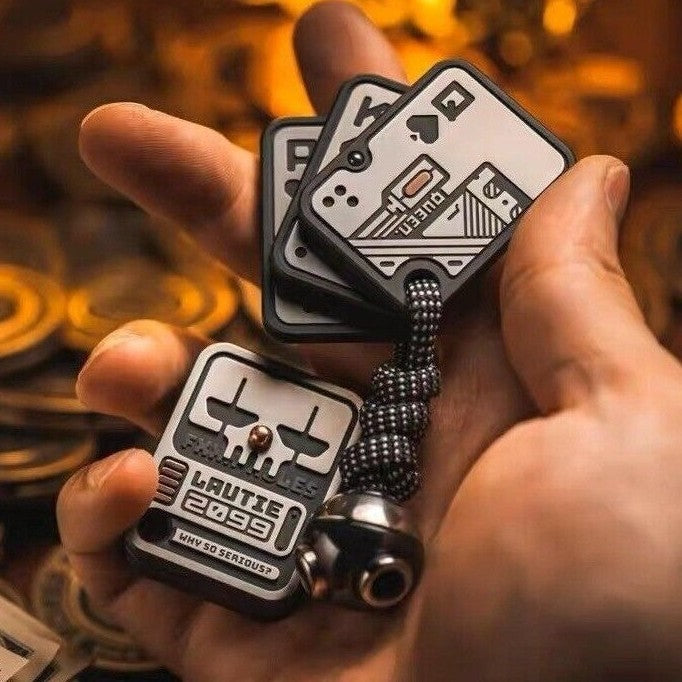 Poker Card LAUTIE 3.0 AAA AKQ Fidget Slider Zirconium EDC Stress Relief Toy Gift 07FC0E-D4 - KOEEK