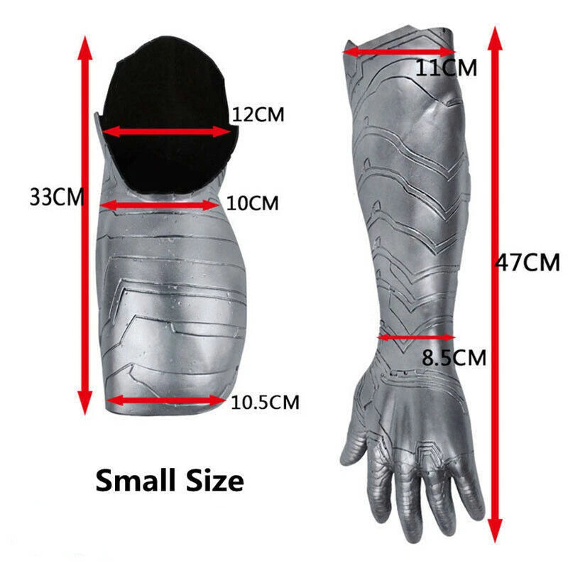 Captain America Winter Soldier Armor Arm Wear Soft PVC Cosplay Props Equipment 07FC0E-D4 - KOEEK