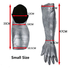 Captain America Winter Soldier Armor Arm Wear Soft PVC Cosplay Props Equipment 07FC0E-D4 - KOEEK