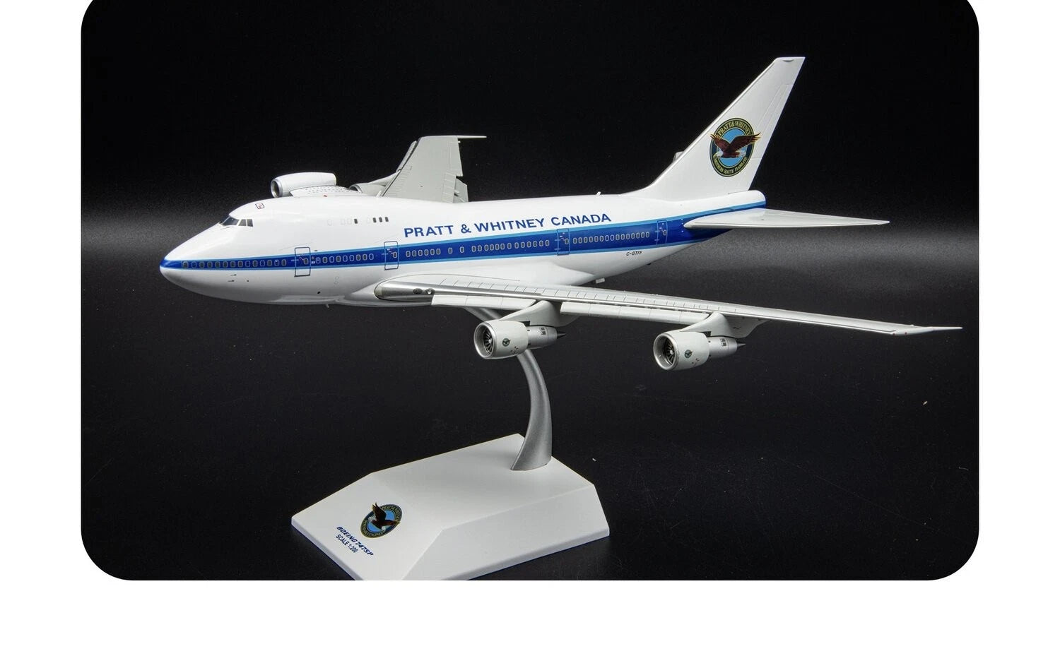 JC Wings 1:200 Boeing 747SP C-GTFF Model Plane Aerial Test Bench Diecast Airplan JC_WINGS - KOEEK
