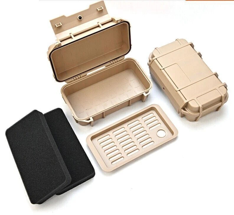 EDC Waterproof Double Layer Shockproof Storage Box Portable outdoor Multi Tool 07FC0E-D4 - KOEEK