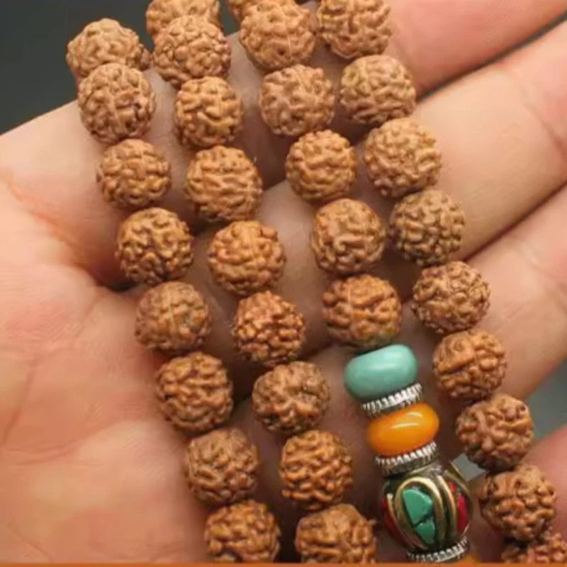 1Pc Tibetan Style Nepal King Kong Bodhi Bracelet Prayer Bead Necklace Decoration 07FC0E-D4 - KOEEK