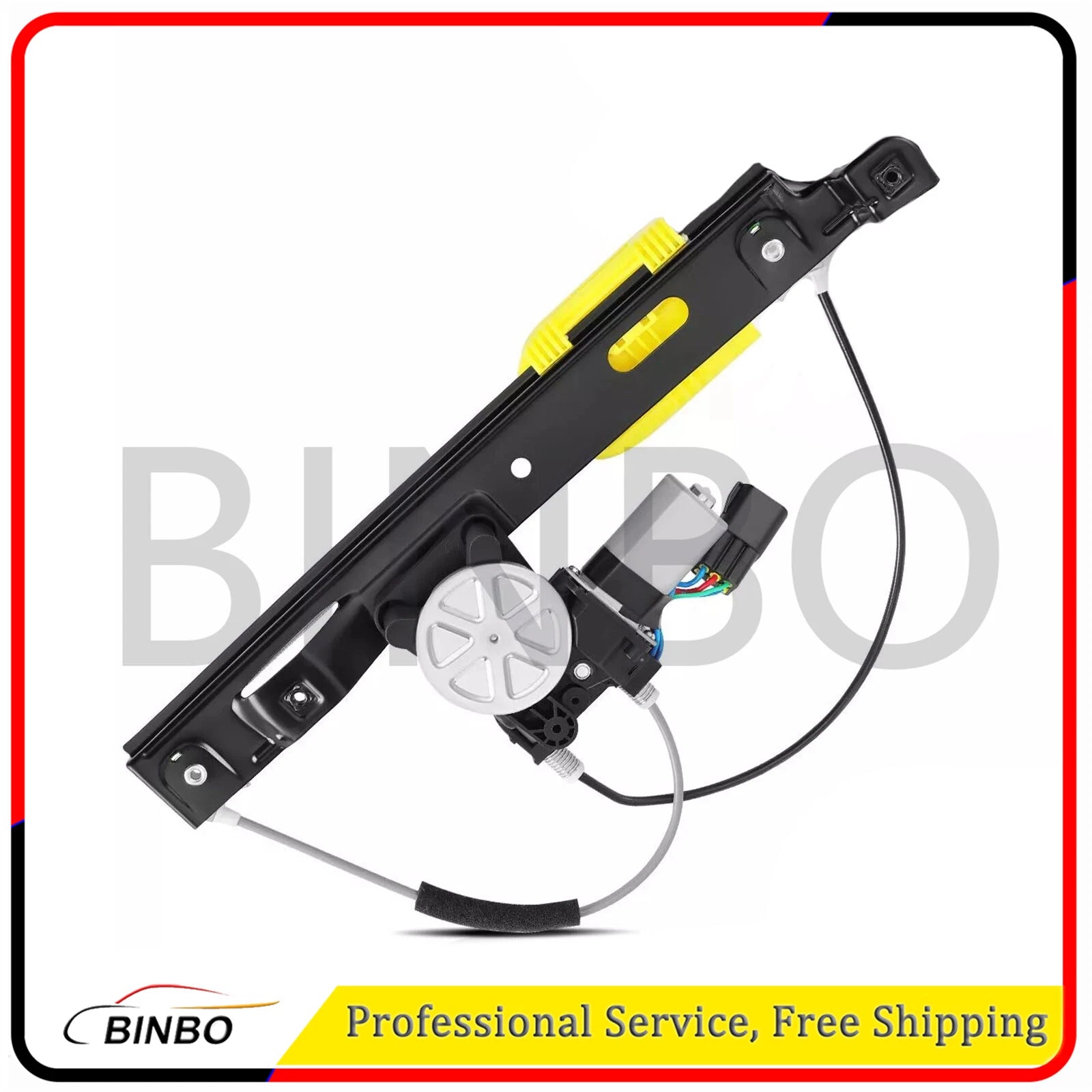Rear Right Left Electric Window Regulator w/ Motor for Jaguar XF 09-15 XFR XFR-S 07FC0E-D4 - KOEEK