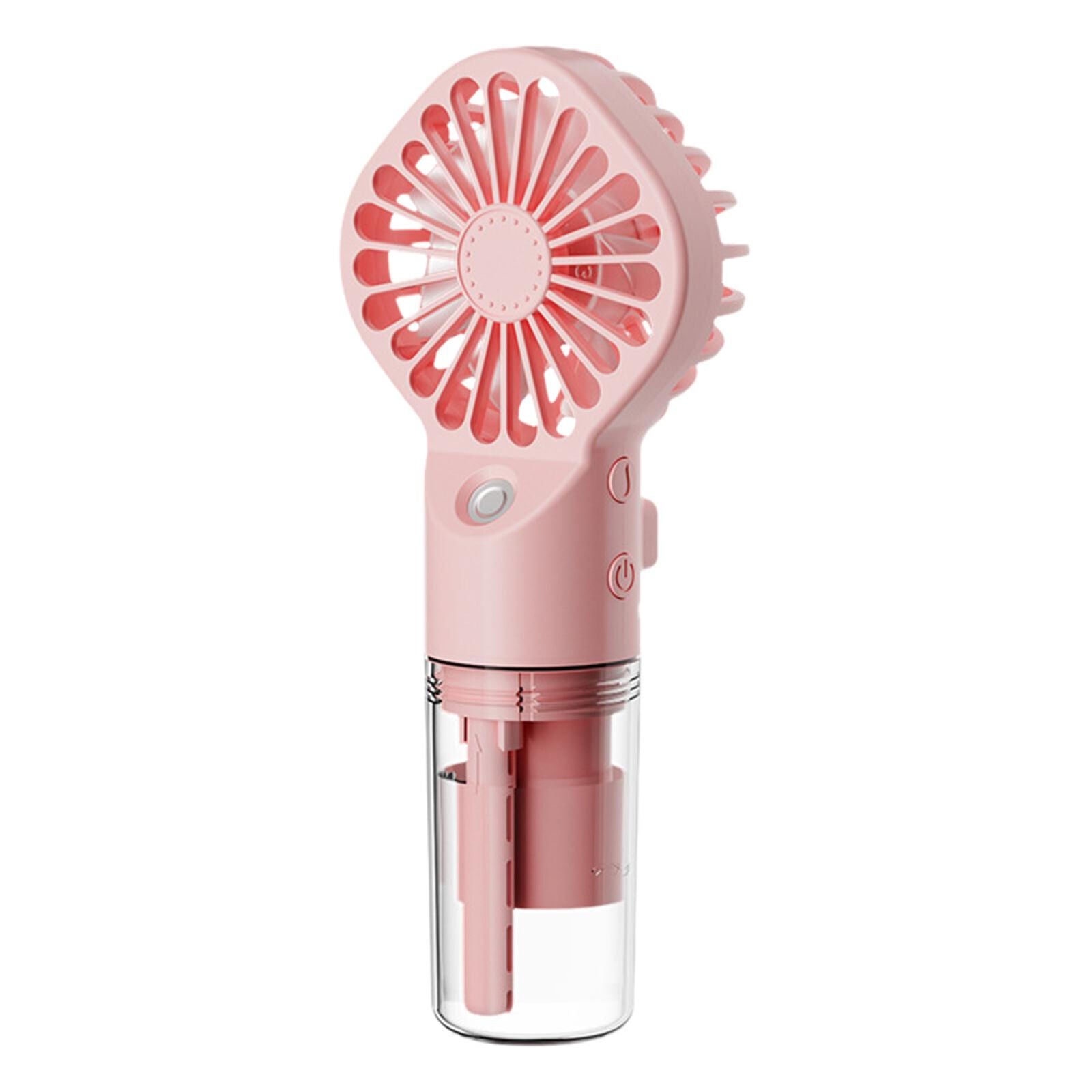 new Portable Fan With Mist USB Rechargeable Fan Mister Portable Outdoor With 4 Speed koeek - KOEEK