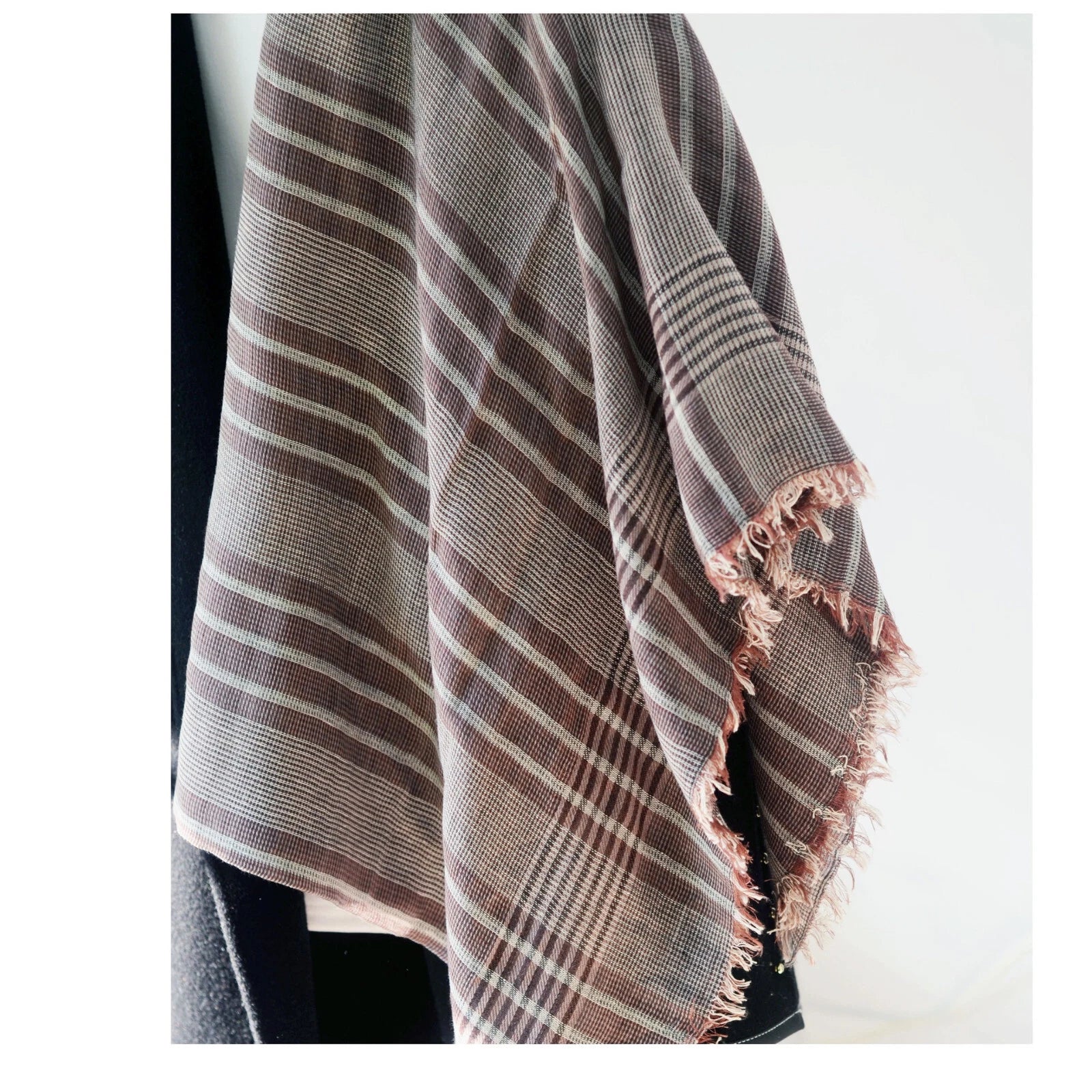 Mens Scotland Plaid Soft Cotton Scarf Casual Fashion Neckerchief Shawl Bandana 07FC0E-D4 - KOEEK