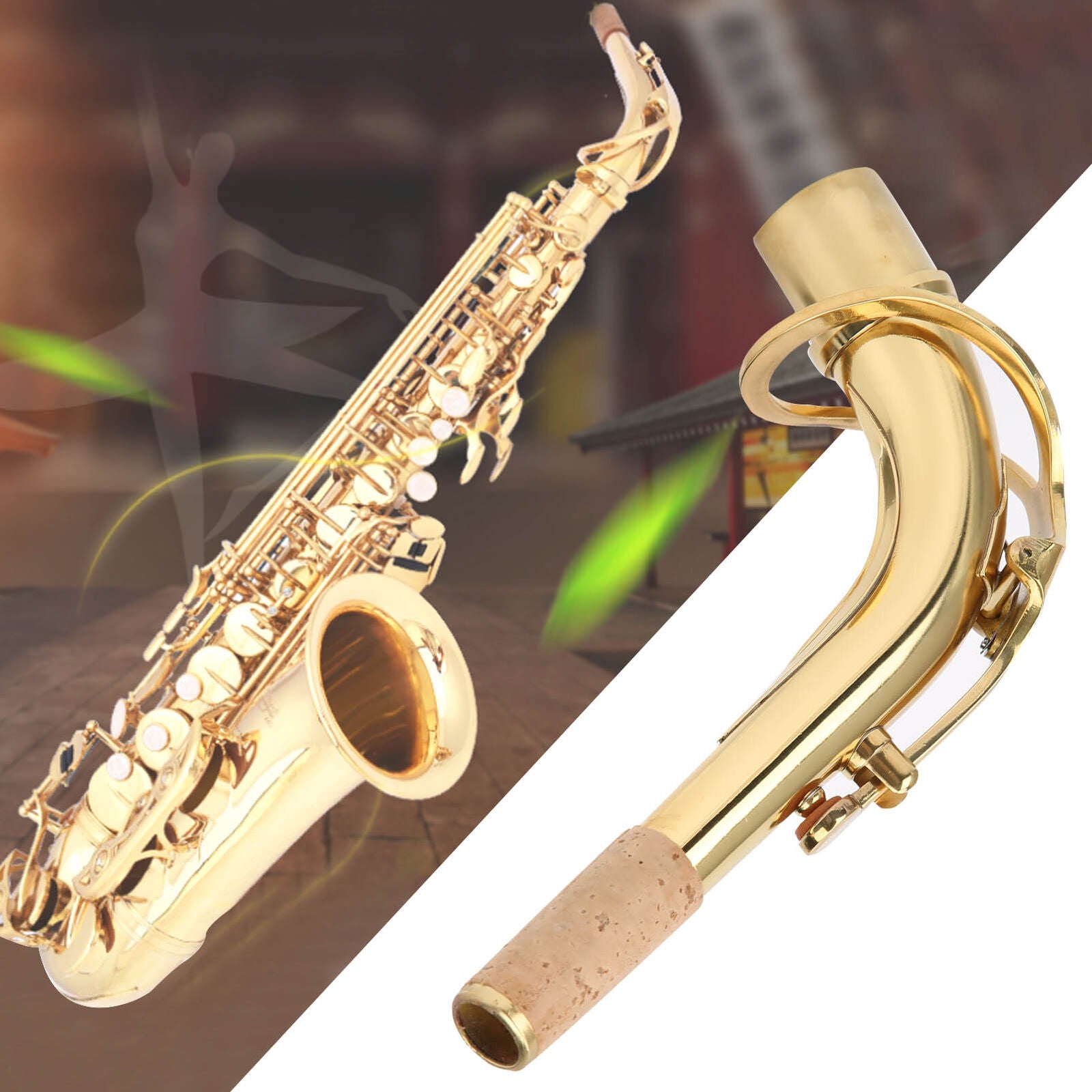 ny Altsaksofon Sax Bend Neck Universal Sax Neck Saxophone Lover Golden