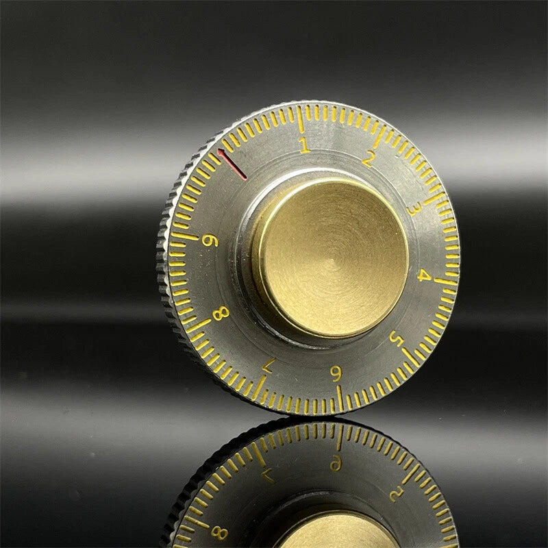 1PC Stainless Steel Watch Face Fidget Spinner  Metal Hand Spinner EDC Fidget Toy 07FC0E-D4 - KOEEK