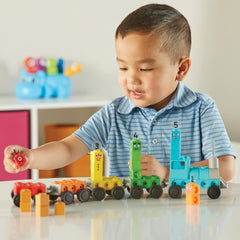 new hand2mind Numberblocks Express Train MathLink Cubes Activity Set, Preschool... HAND2MIND - KOEEK