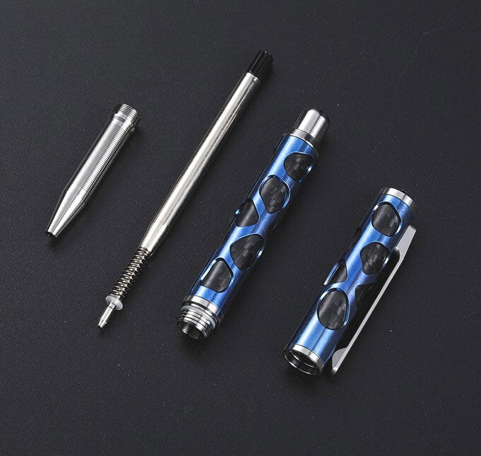 EDC Titanium Practical Ballpoint Pen Office Signature Pocket Pen Metal G2 Refill 07FC0E-D4 - KOEEK