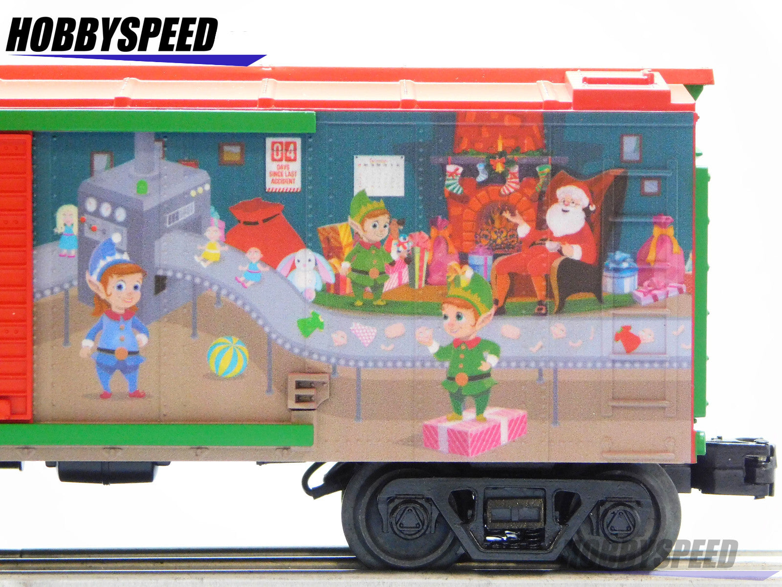 MTH RAILKING NORTH POLE CHRISTMAS POWER METER BOXCAR O GAUGE car 30-71185 MTH - KOEEK