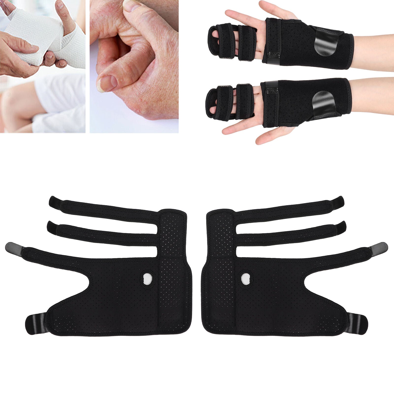 new Professional Trigger Finger Splint Hand Brace Metacarpal Support For Broken Fing koeek - KOEEK