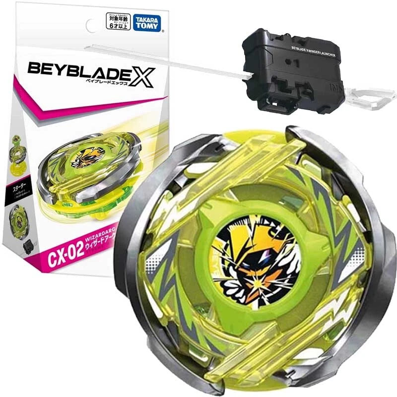 TAKARA TOMY Wizard Arc R4-55LO Set Burst Beyblade X Starter Launcher CX02 Offici TAKARA - KOEEK