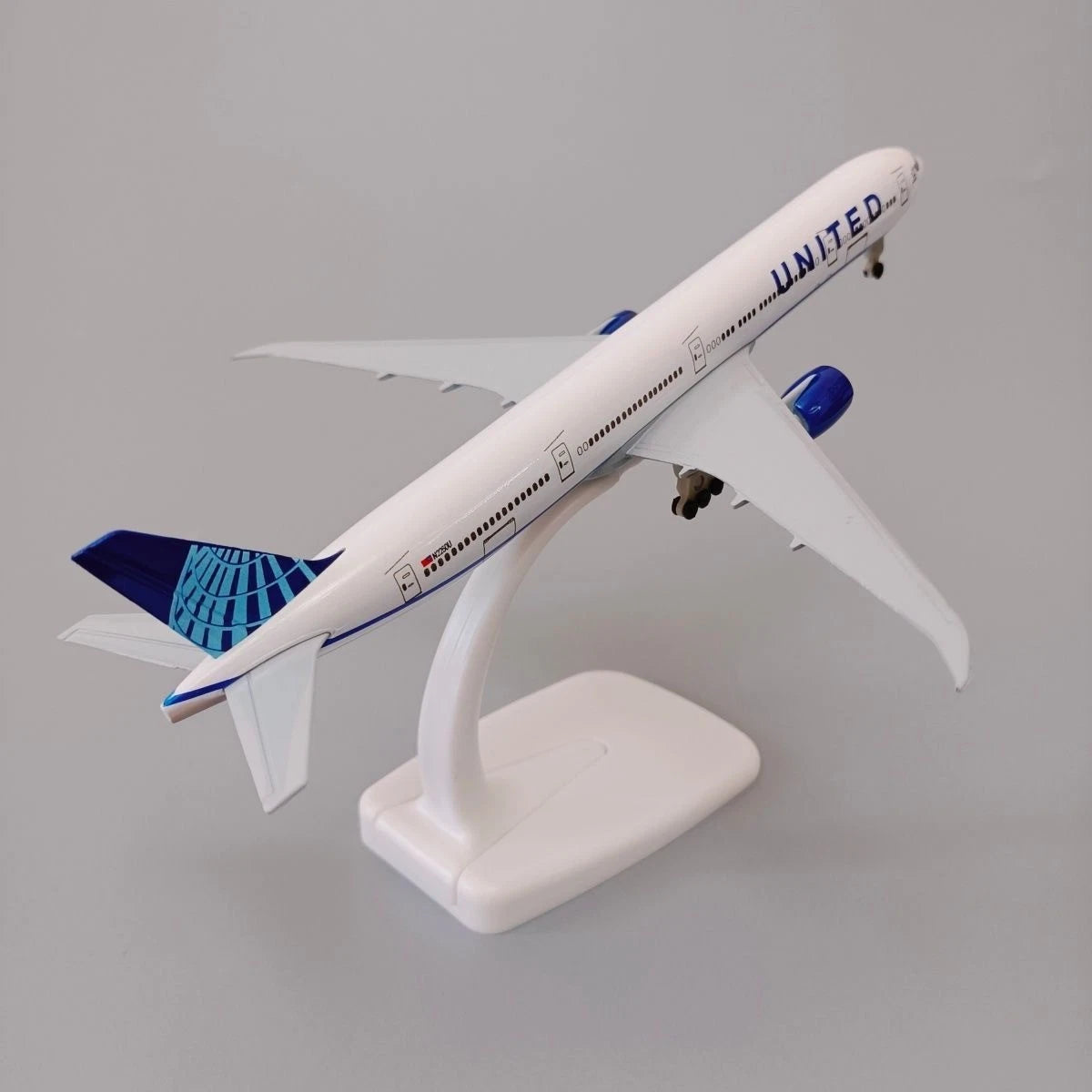 19cm United Airlines Boeing 777 Diecast Metal Aircraft Model  Display 07FC0E-D4 - KOEEK