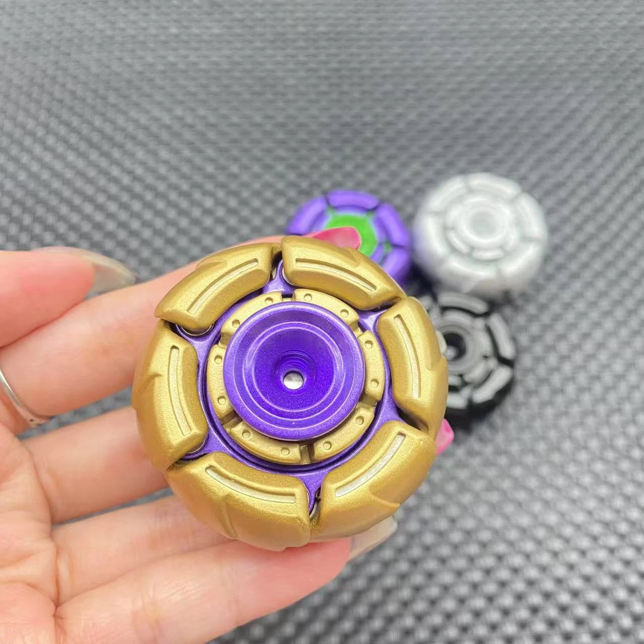 EDC Deformation Mecha Fidget Hand Spinner Alloy Stress Relief Fingertip Gyro Toy 07FC0E-D4 - KOEEK