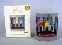2006 HALLMARK KEEPSAKE CHRISTMAS ORNAMENT STAR TREK THE TRANSPORTER CHAMBER MAGI HALLMARK - KOEEK