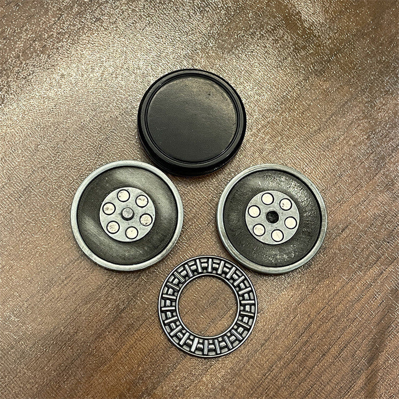 Fidget Slider EDC Coin  Fidget Clicker Haptic Coin Office Fidget Toy for Adults 07FC0E-D4 - KOEEK