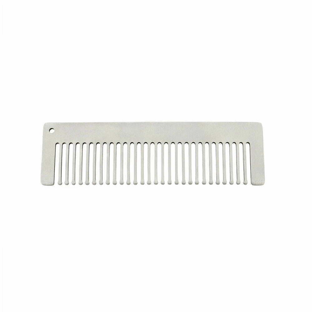 Titanium Antistatic Keychain Comb Unique Fashion Pocket Comb Health Hair CombEDC EDC - KOEEK