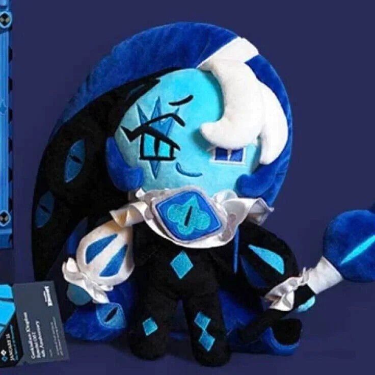 Shadow Milk Cookie Figure Plush Doll 9.84'' Cookie Run: Kingdom Game Collection 07FC0E-D4 - KOEEK