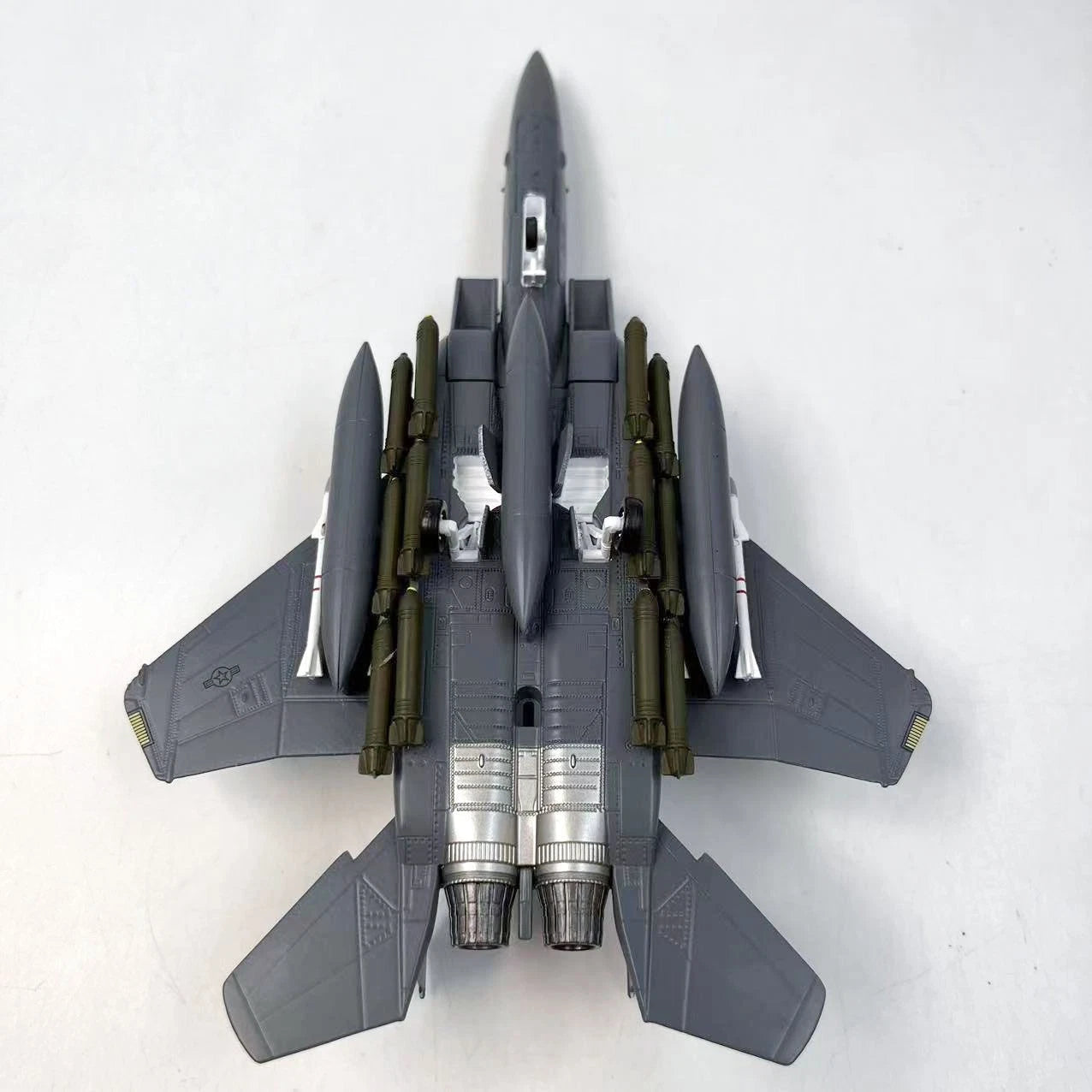 Amer 1/100 F-15E Strike Eagle Diecast Fighter Jet Military Model Display 07FC0E-D4 - KOEEK