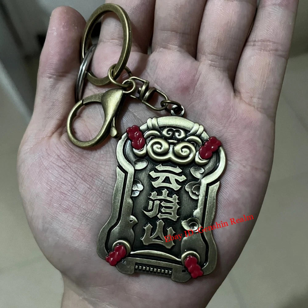 Anime Zenless Zone Zero Ju Fufu Metal Keychain Backpack Pendant Decor Gift 07FC0E-D4 - KOEEK