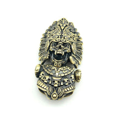EDC Skull Paracord Bead DIY Pendant Buckle Paracord Lanyard Beads KeyChain 07FC0E-D4 - KOEEK