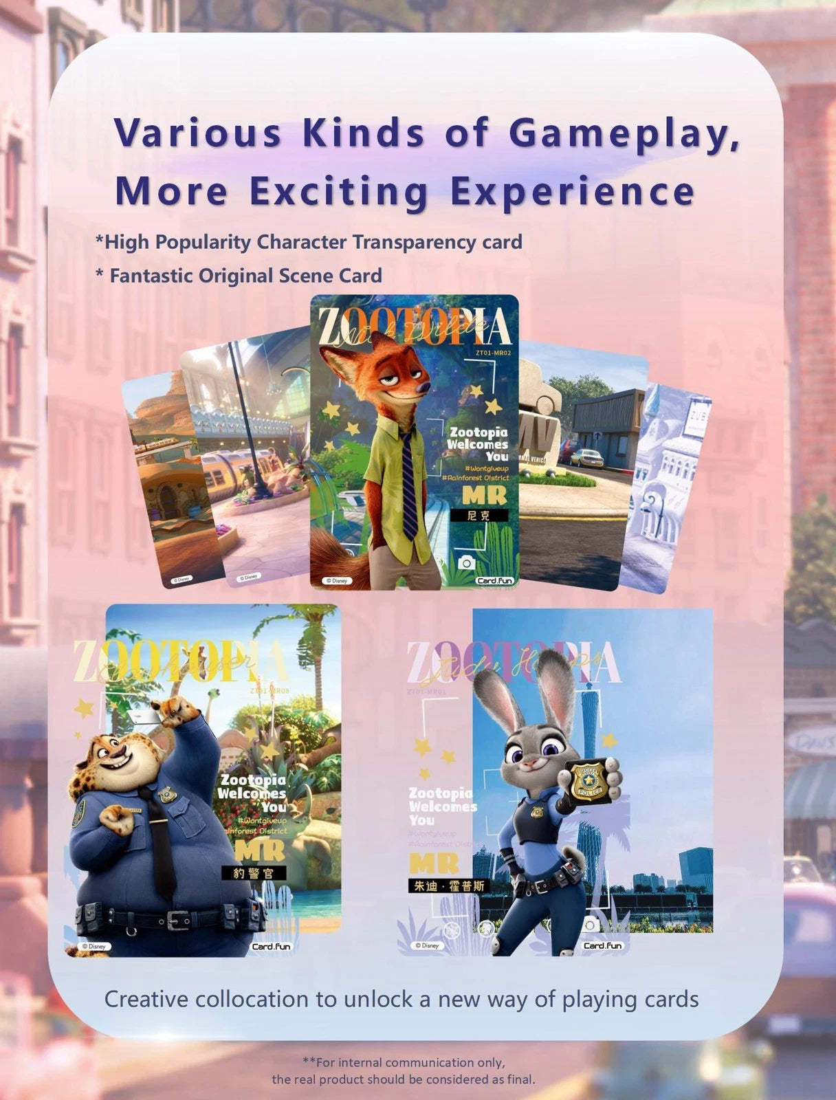 #12 Disney Zootopia Memorial Trading Card Box Collectible Set Sealed Card Fun 07FC0E-D4 - KOEEK