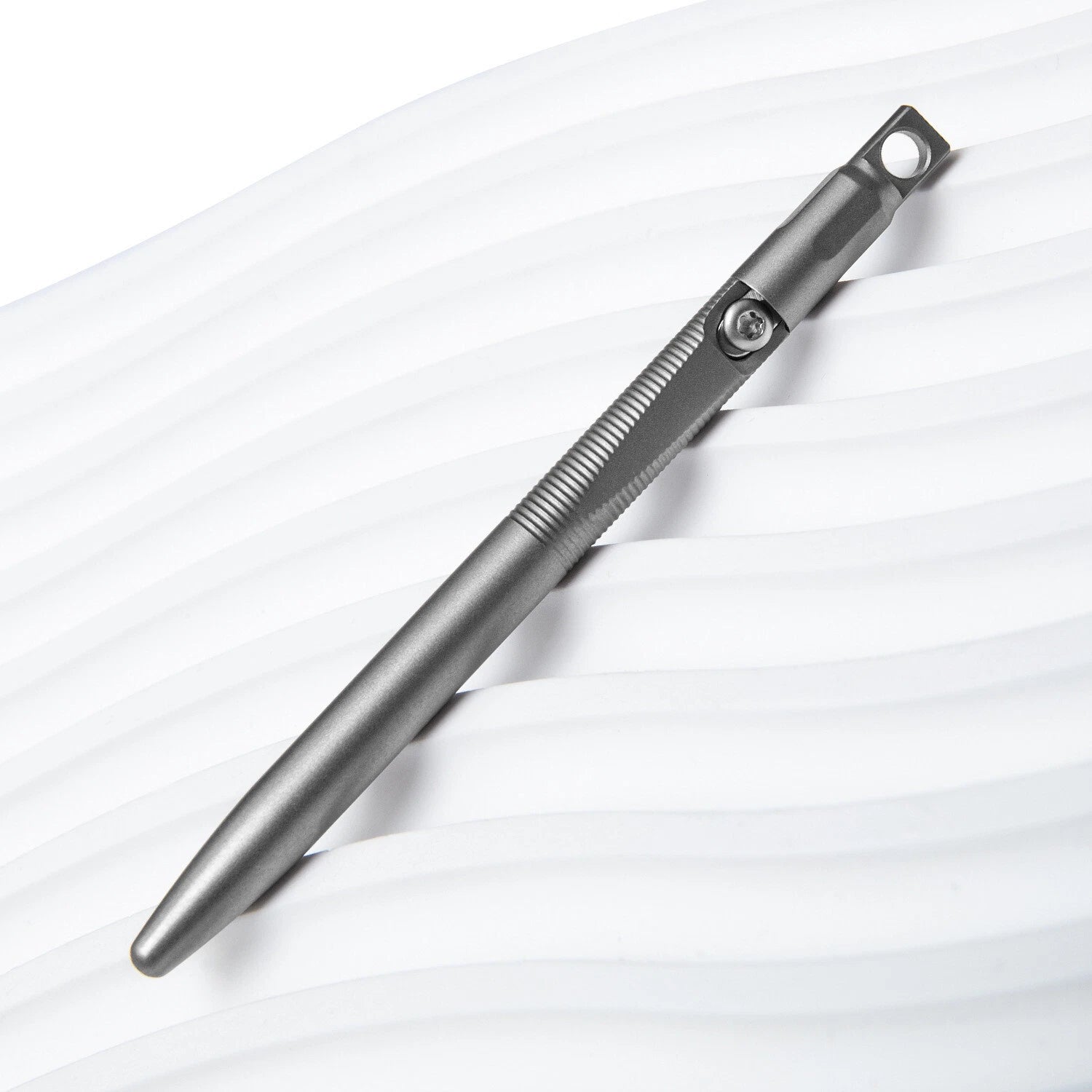 Mini Titanium Alloy Utility Pen Knife Keychain Portable EDC Blade Replaceable 07FC0E-D4 - KOEEK