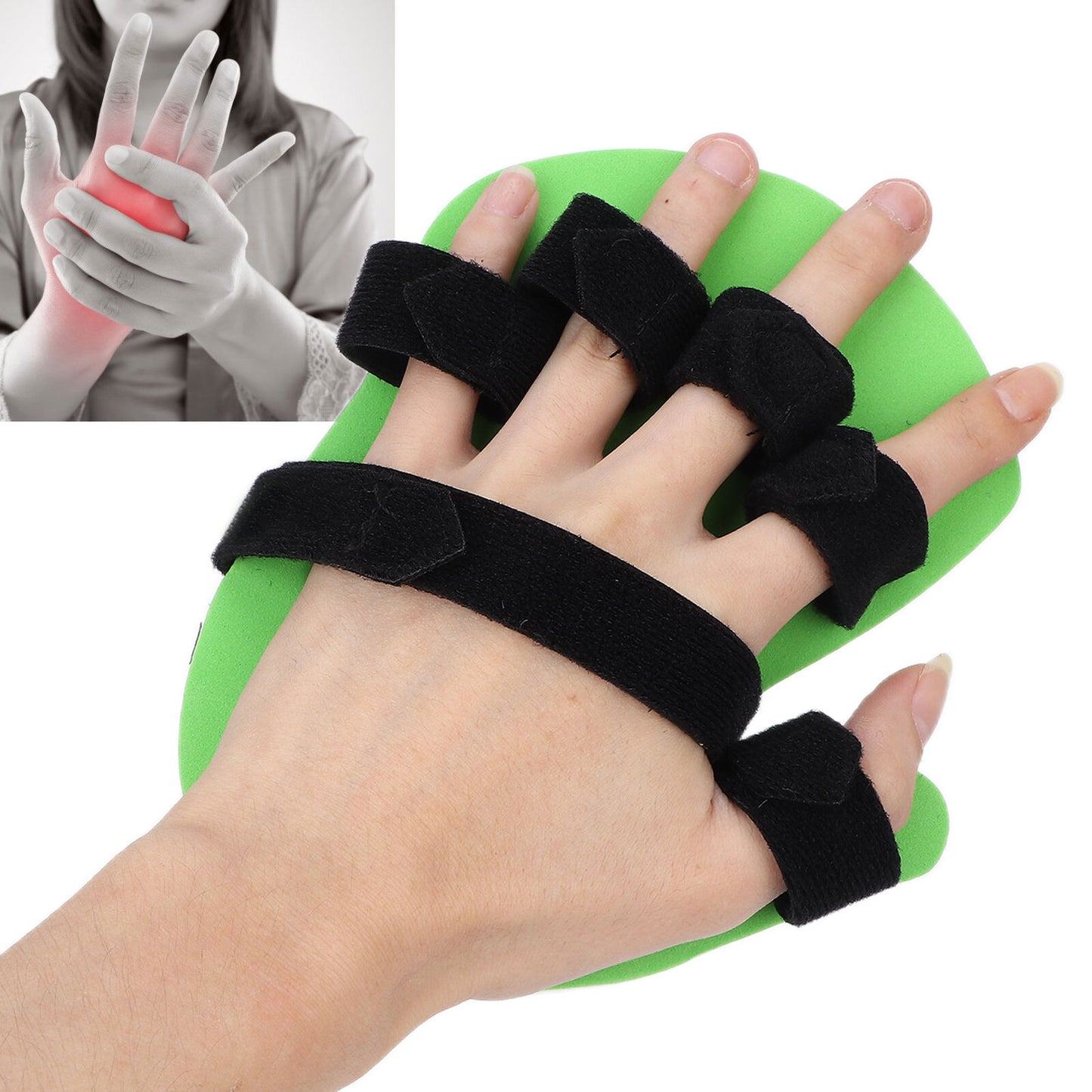 new Ober Finger Orthotics Splint Fingerboard Left Right Hand Straightener For Ha Cus koeek - KOEEK