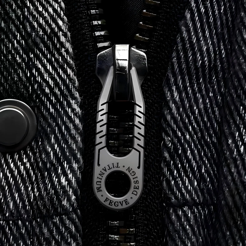 1PC Titanium Zipper Pull Replacement Detachable Zipper Pull Tab Universal 07FC0E-D4 - KOEEK