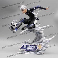 Anime BLUE LOCK Nagi Seishiro Play Football 1/7 Scale Figure Model Toy Gift 23cm 07FC0E-D4 - KOEEK