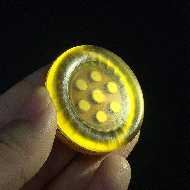 Transparent PC Fidget Coin Haptic Coins Adult EDC Fidget Toy ADHD Hand Spinner 07FC0E-D4 - KOEEK