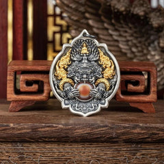 Tibetan Vintage Handmade Distressed Pendant Necklace 07FC0E-D4 - KOEEK