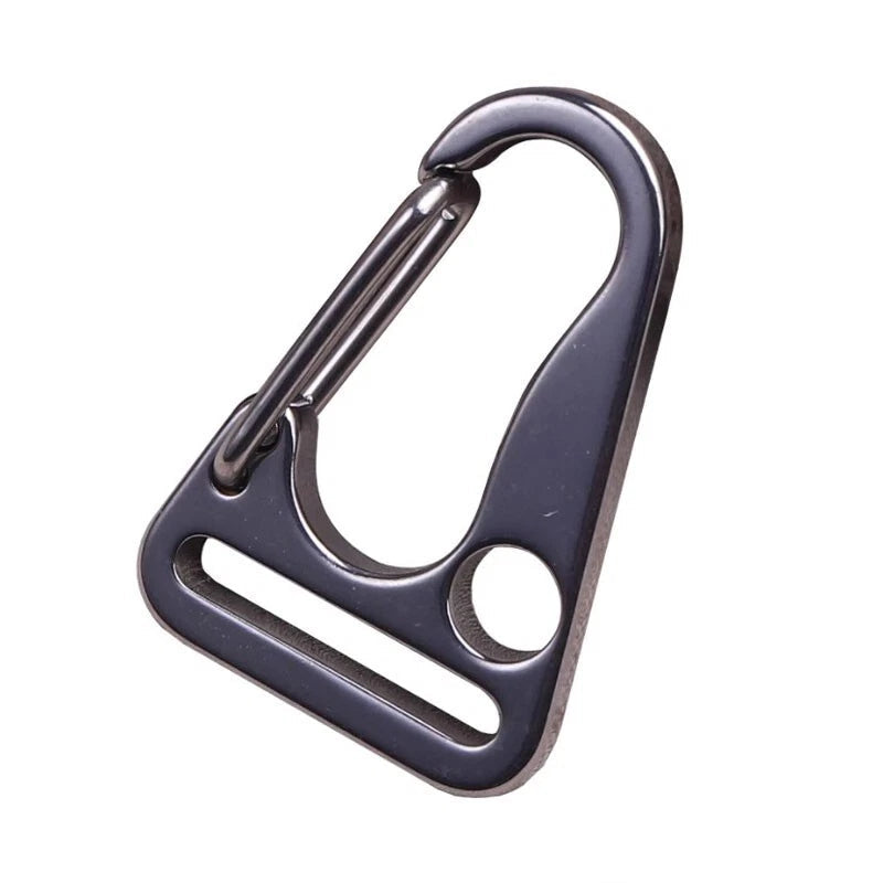 2pcs EDC Stainless Steel Keychain Carabiner Portable Car Key Bag Pendant Tool 07FC0E-D4 - KOEEK
