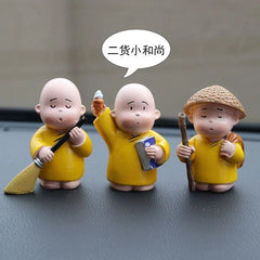 Little Monk Car Ornament Vehicle Interior Decor Figurine 07FC0E-D4 - KOEEK
