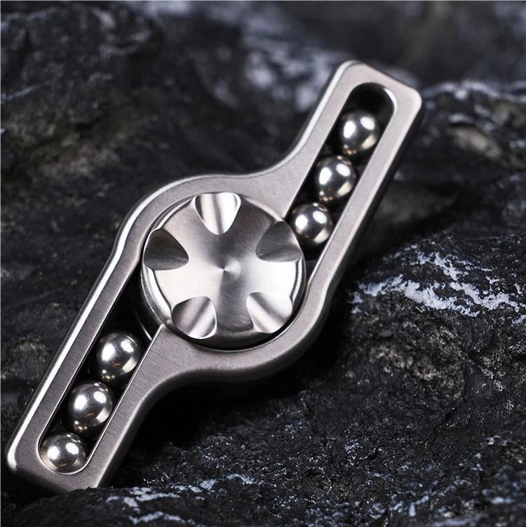 Stainless Steel PEI Fidget Spinner EDC Hand Spinner Finger Toy Stress Relief Toy 07FC0E-D4 - KOEEK