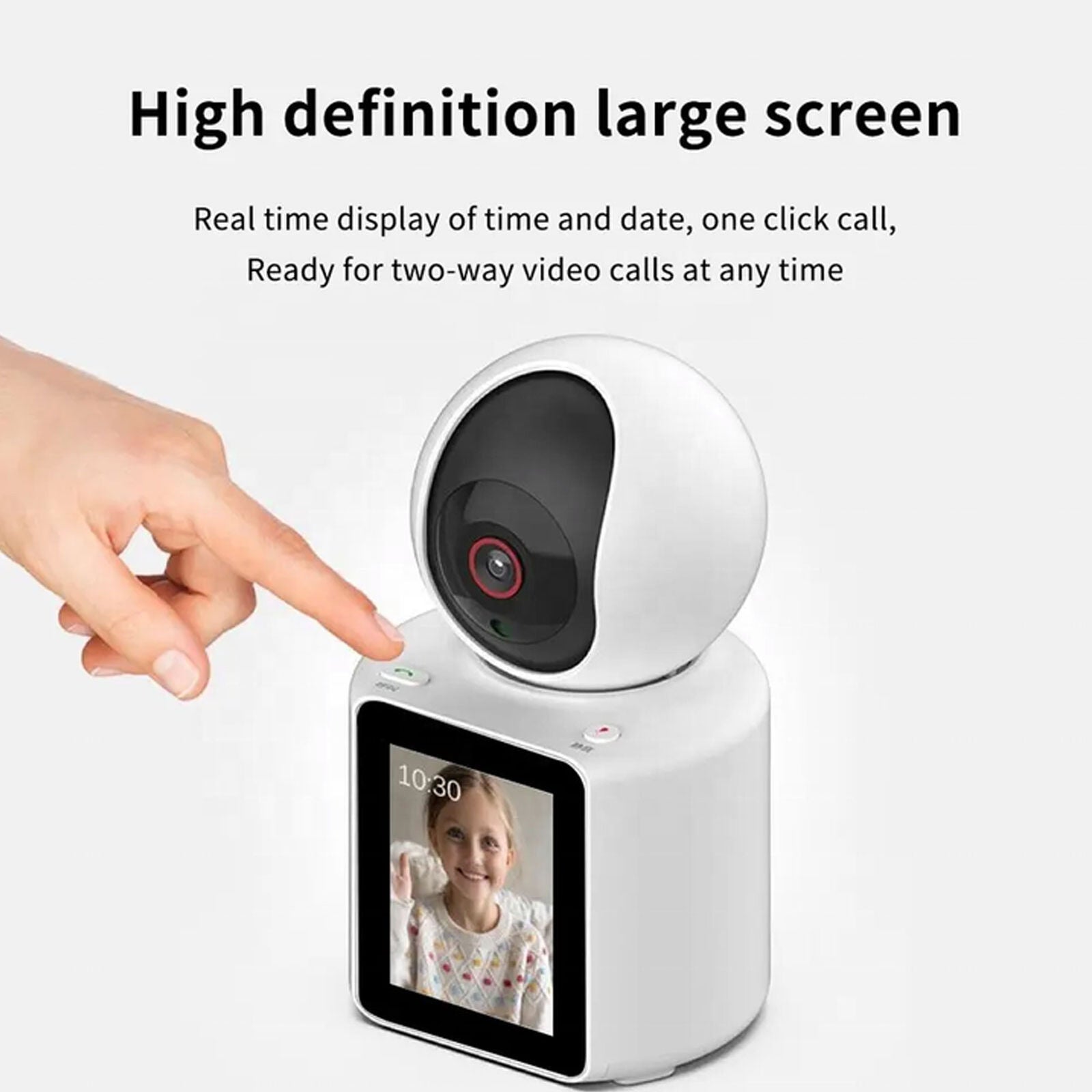 new Video Calling Camera 2.8in Screen HD 1080P 2.4G WiFi Motion Detection 360°Rotati koeek - KOEEK