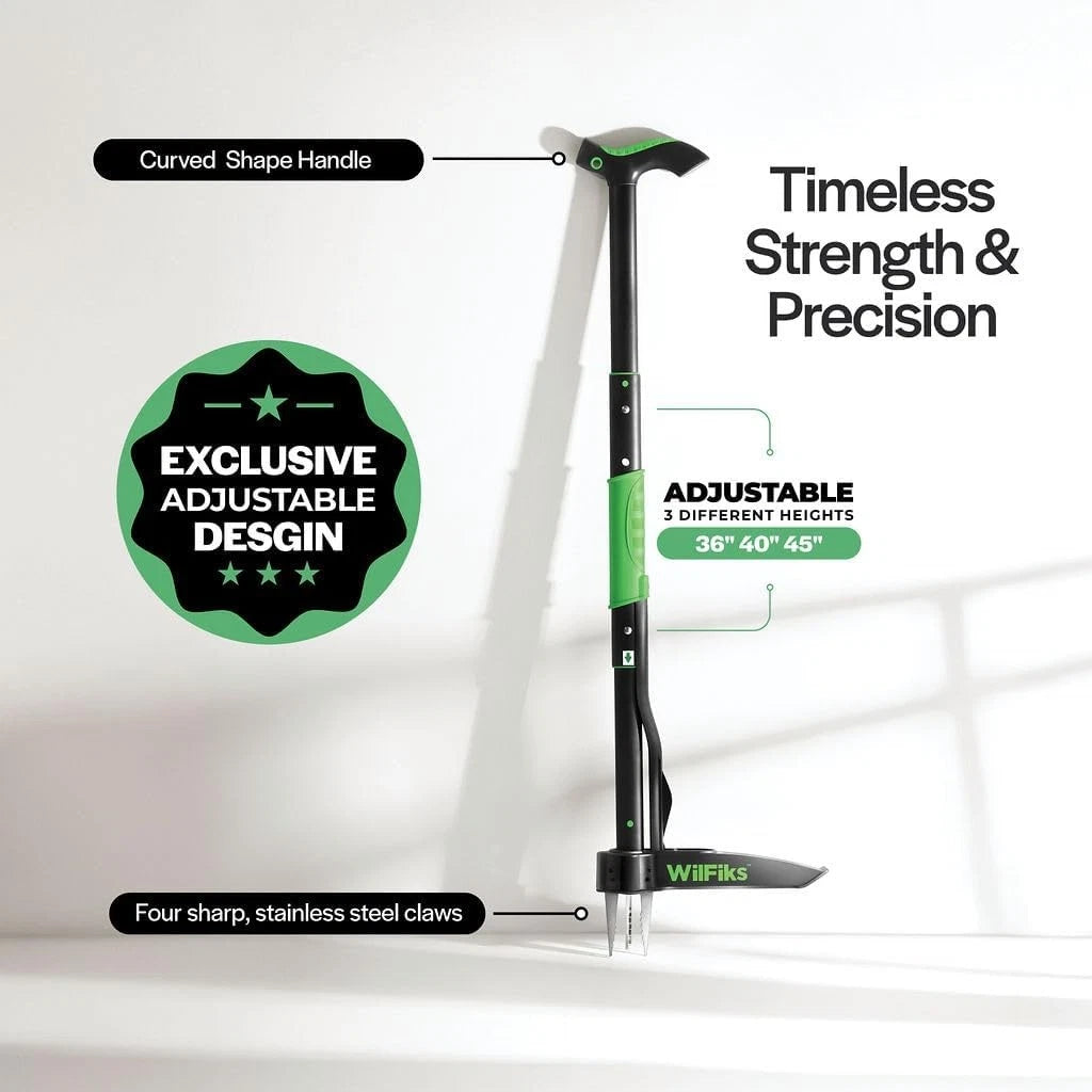 Weed Puller Tool with Long Adjustable Handle (36", 40", & 45")，Weed Remover 07FC0E-D4 - KOEEK