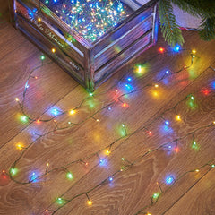 Noma Christmas LED Firefly Wire Plug In Micro Fairy String Outdoor Timer Lights NOMA - KOEEK