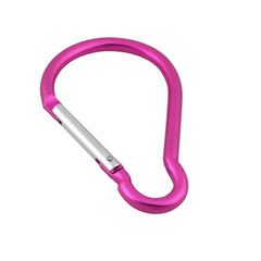 4" Length Fuchsia Aluminum Alloy Spring Loaded Gate Clip Carabiner Hook 07FC0E-D4 - KOEEK