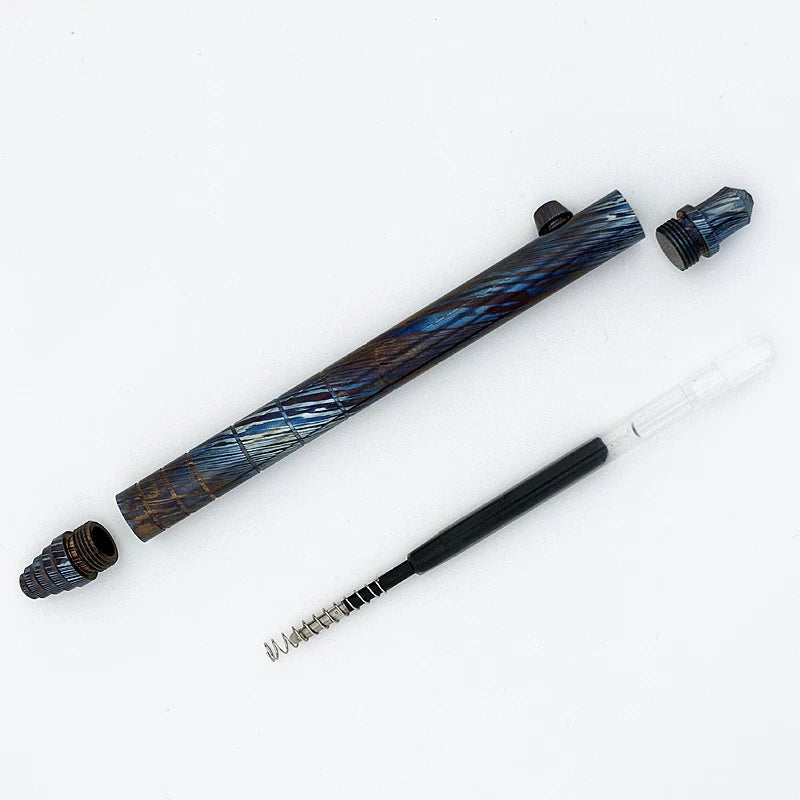Hot Timascus Pocket Ball Pen Business Signature Tactical Working Pen Outdoor EDC 07FC0E-D4 - KOEEK
