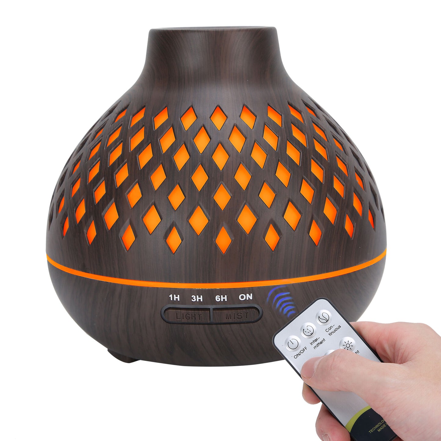 new Grain Home Air Humidifier Ultrasonic Aroma Diffuser 400ml (Prise US ) HGF koeek - KOEEK